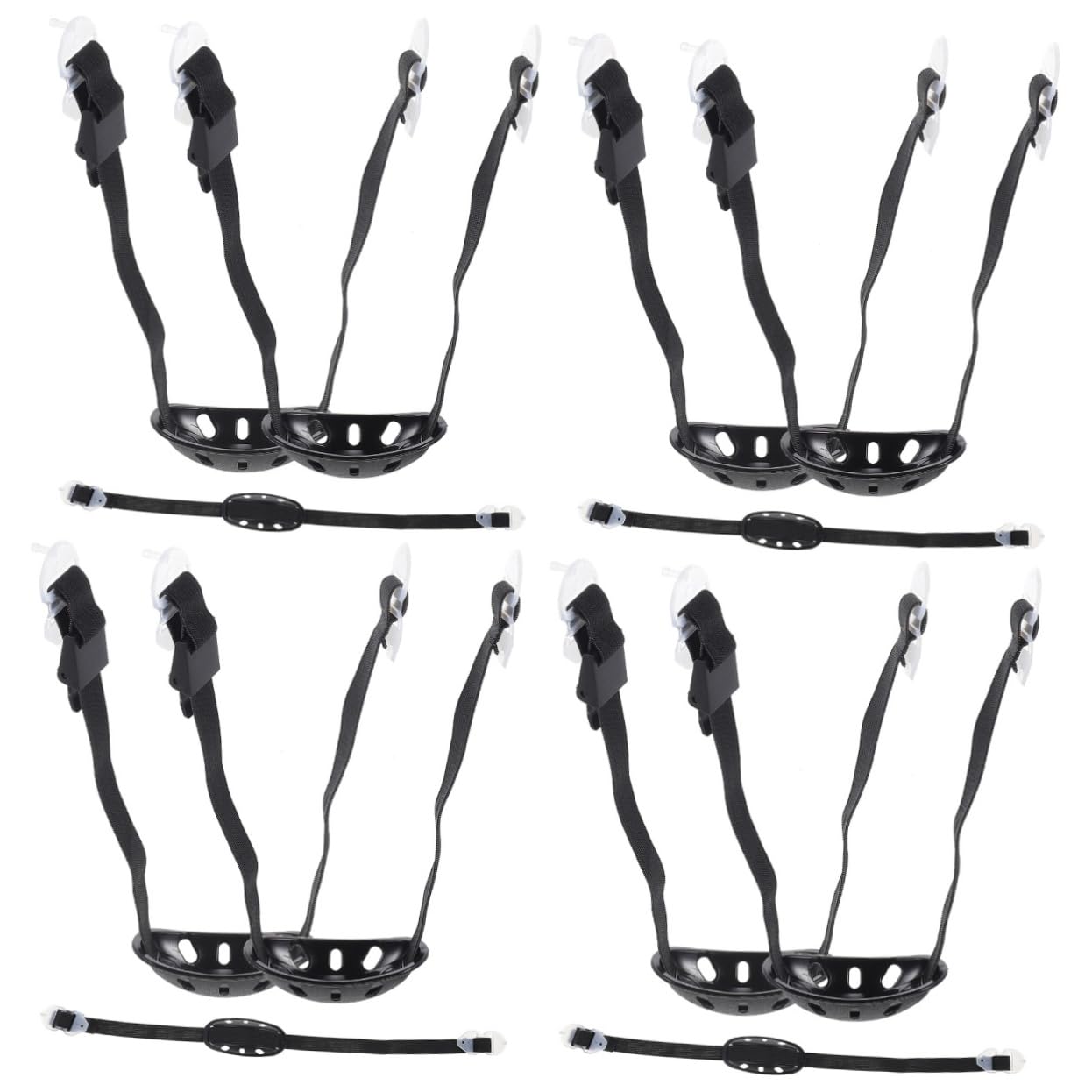 Toyvian Sottogola Del Casco Accessori Per Elmetti Casco Di Sicurezza Difficile Bande Sottogola Per Elmetto Universale Cordino Per Il Sottogola Del Cappello Plastica Nero