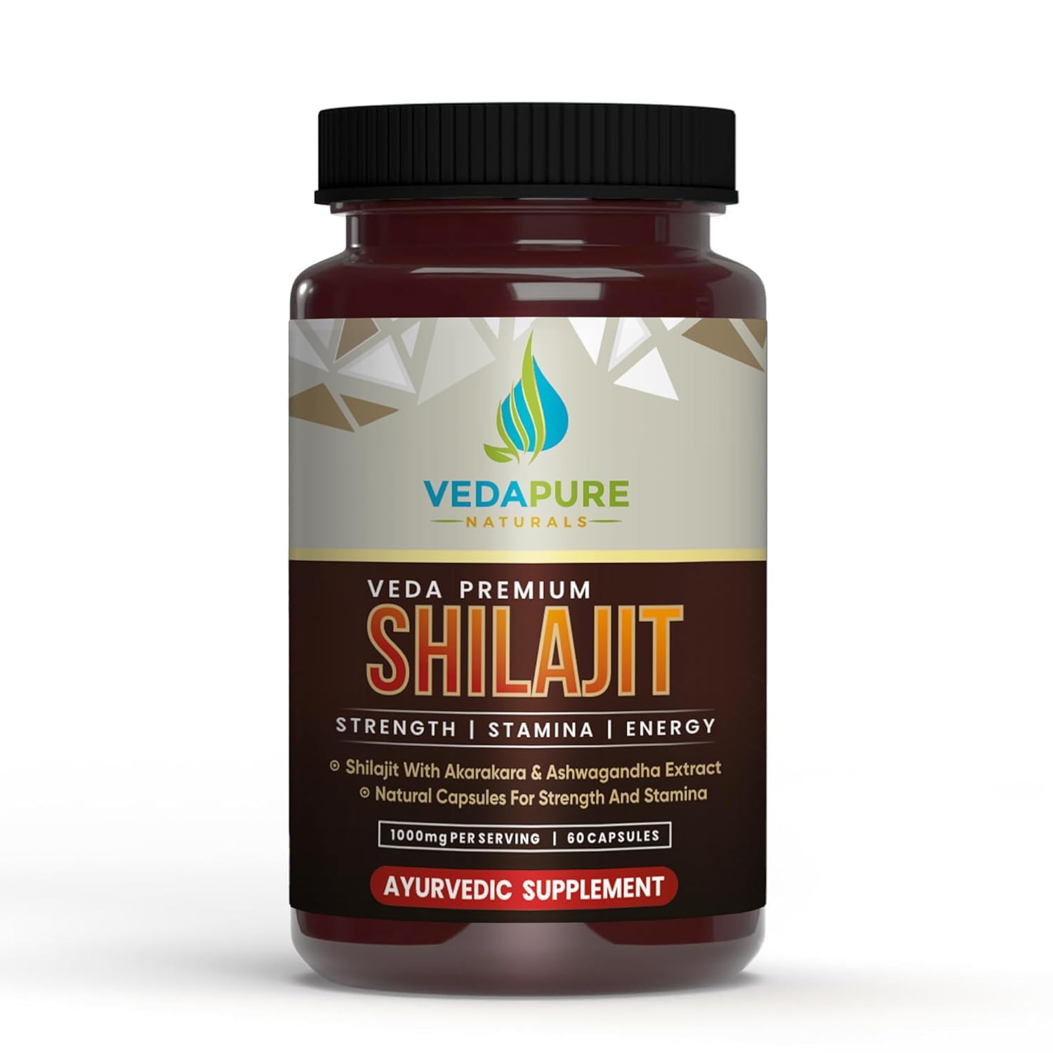 VEDAPURE Shilajit |Premium Gold Shilajit Capsules with Safed Musli & Ashwagandha | Shilajit Original Capsules for Men to built Strength & Stamina | Lab Tested Shilajit-1000 Mg, 60 Capsules (B082F7371R) Amazon Price History, Amazon Price Tracker