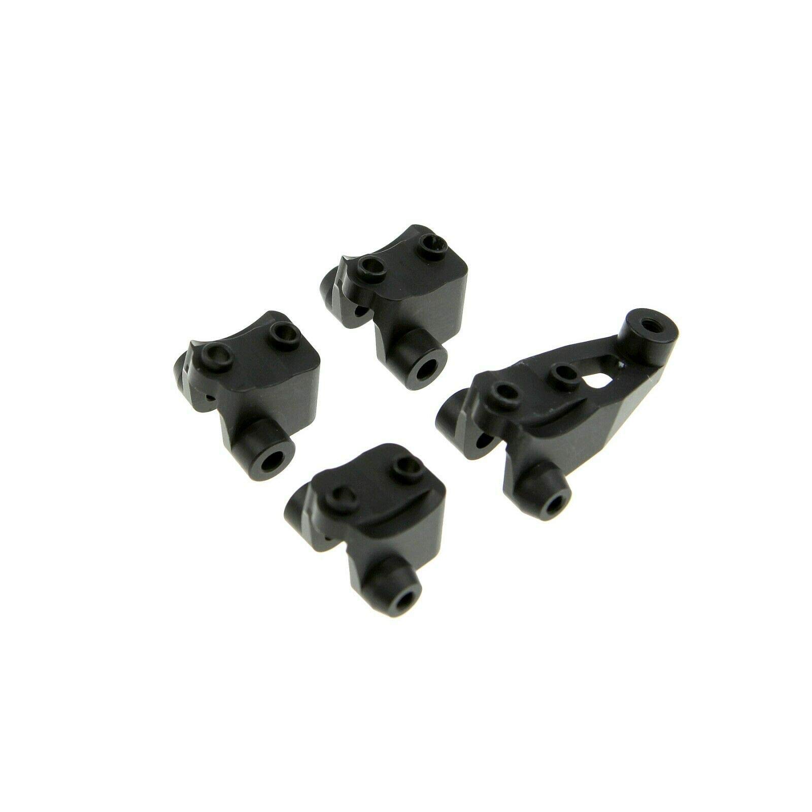 GDS Racing Alloy Front & Rear Lower Link Shock Mount Set for Traxxas TRX-4 Black