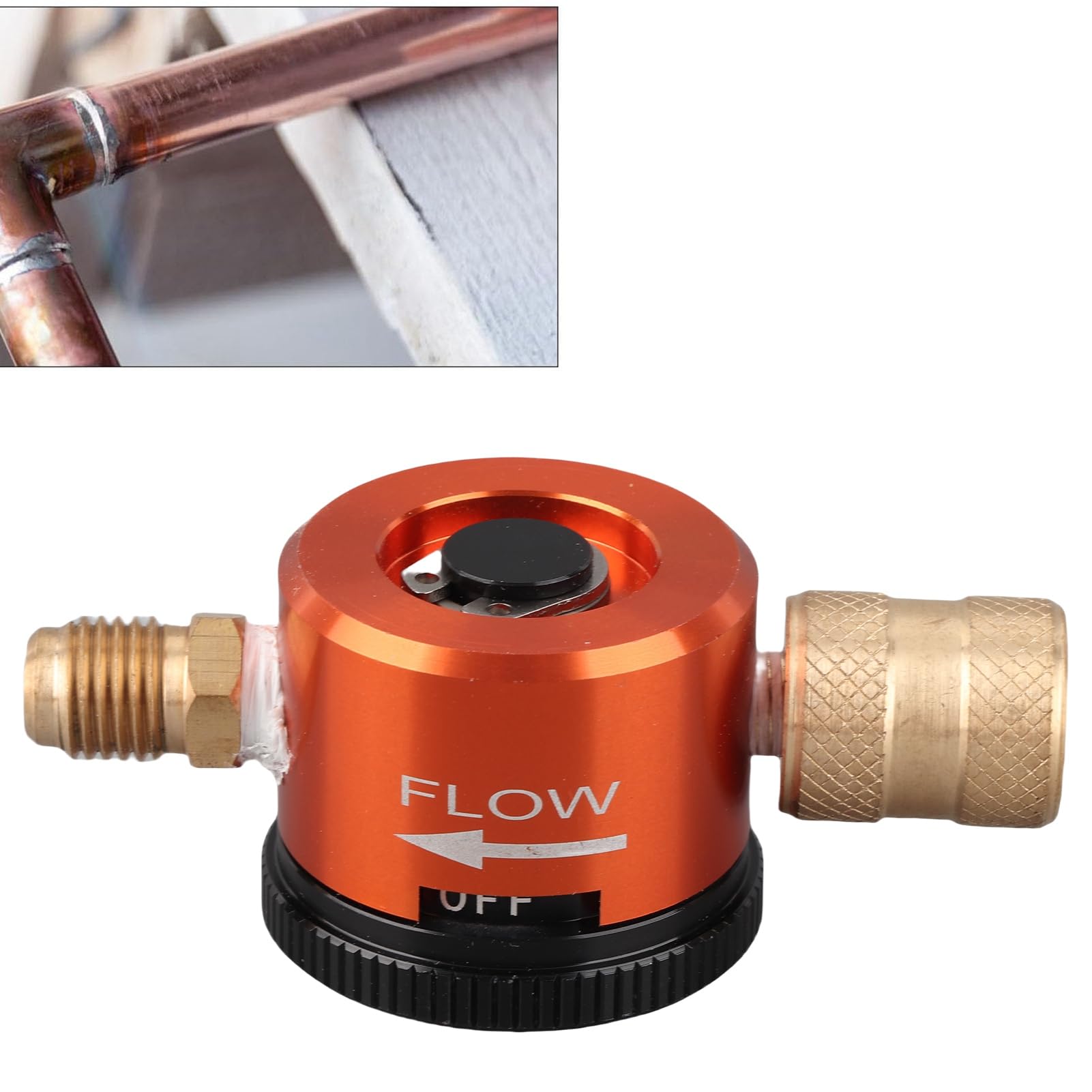 Outil de Purge D'azote, Régulateur D'azote HVAC de 1/4 Pouce, Outils de Purge D'azote, Régulateur de Flux D'azote de Purge HVAC, Outil de Brasage Régulateur de Gaz D'azote