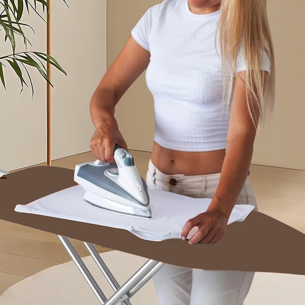 39-51x15.4-20in Ironing Board Cover and Pad, Extra Thick Cotton Padding Stain Resistant for Effortless Ironing Experience(Blue,119x45cm47x18in)
