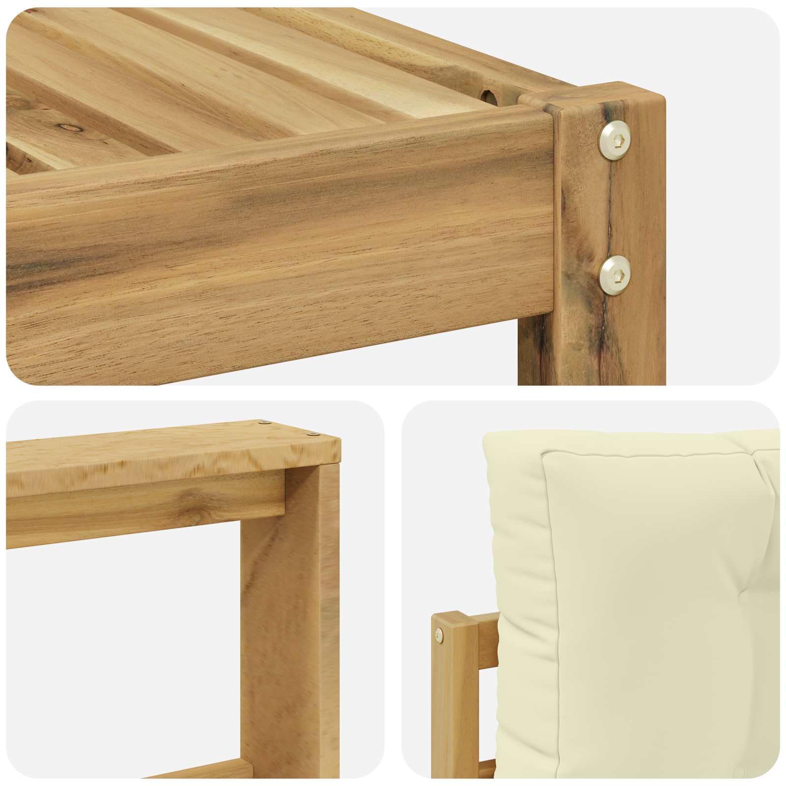 vidaXL Sofa na zewnątrzMeble ogrodoweZestaw Patio