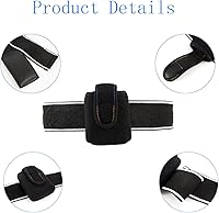 Vista 3 de Cinturón de soporte de bomba de insulina transpirable para diabéticos para correr para muslos Cinturón ajustable Accesorios de bomba de insulina