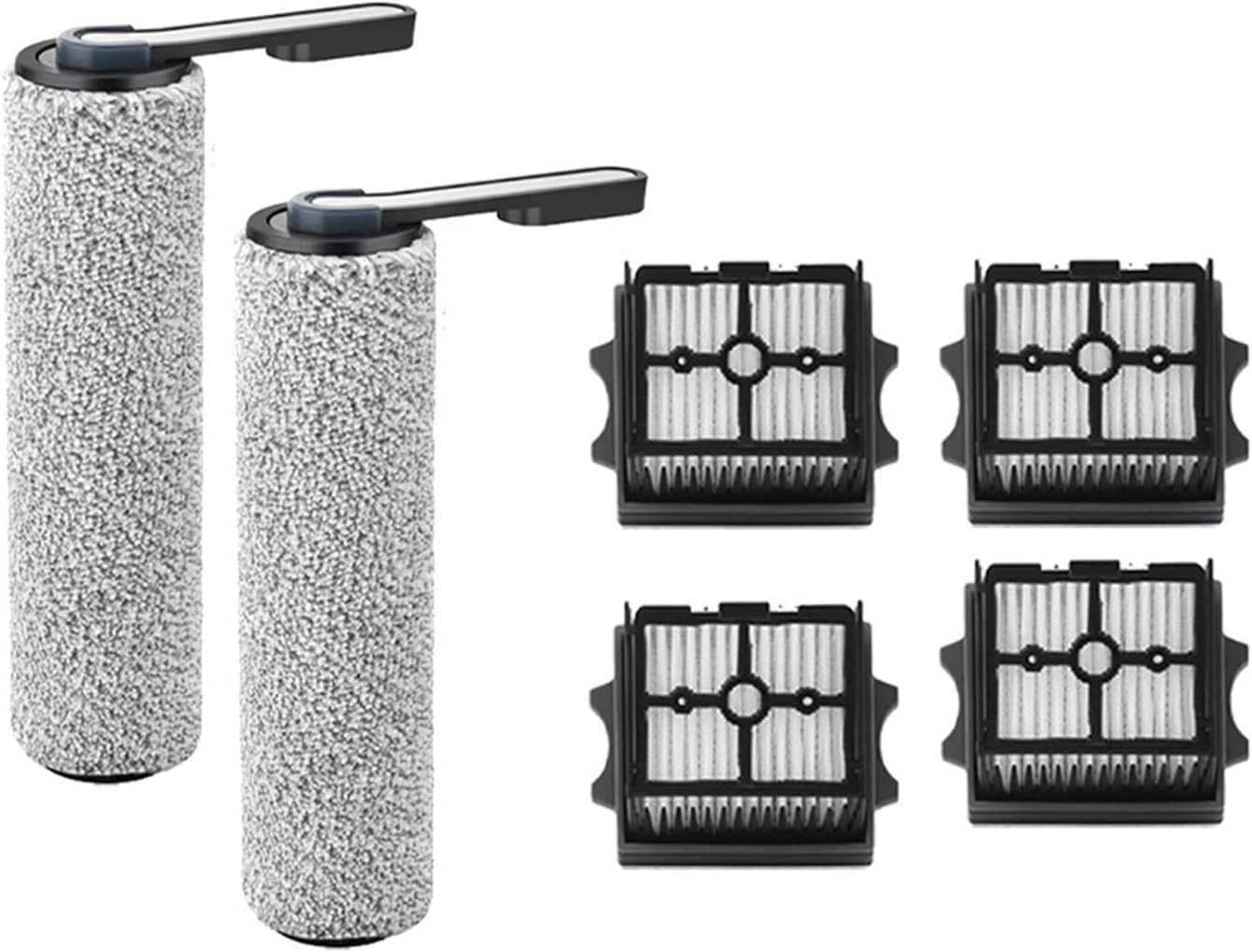 Roller Brush Compatible With Tineco Floor One S5 Combo Spare Parts Replacements Brush Roller Filters(2R4F)