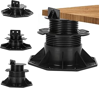Stelzlager Terrassenlager, 50 Stück Höhenverstellbar 18-30mm Stellfüße Terrassenlager, Plattenlager Terrassenplatten für Terrassendielen Unterkonstruktion, WPC