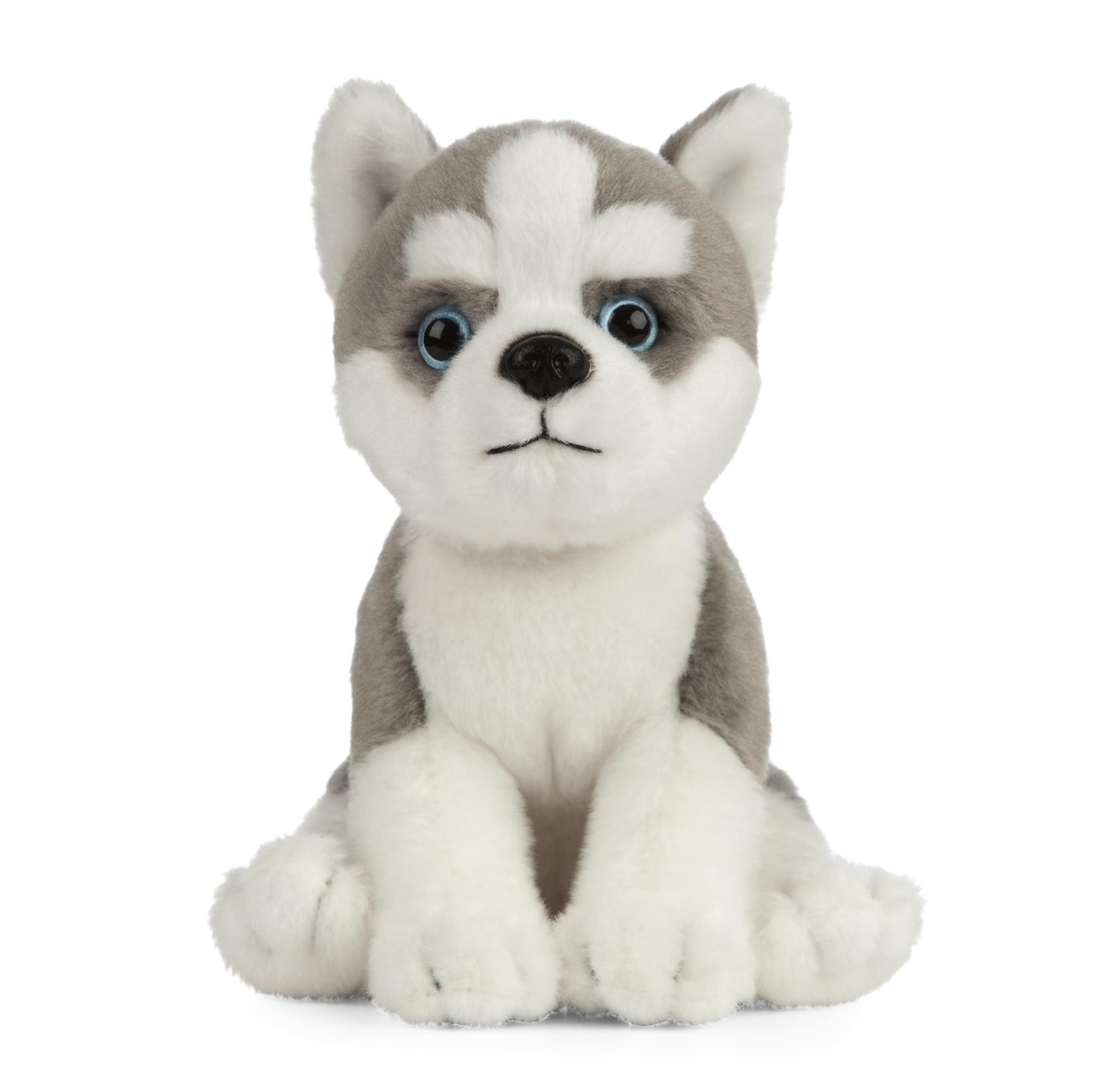 Living Nature Cucciolo di Husky, Peluche di Cane Morbido e Realistico, Peluche Naturli Eco-​Friendly, 16cm