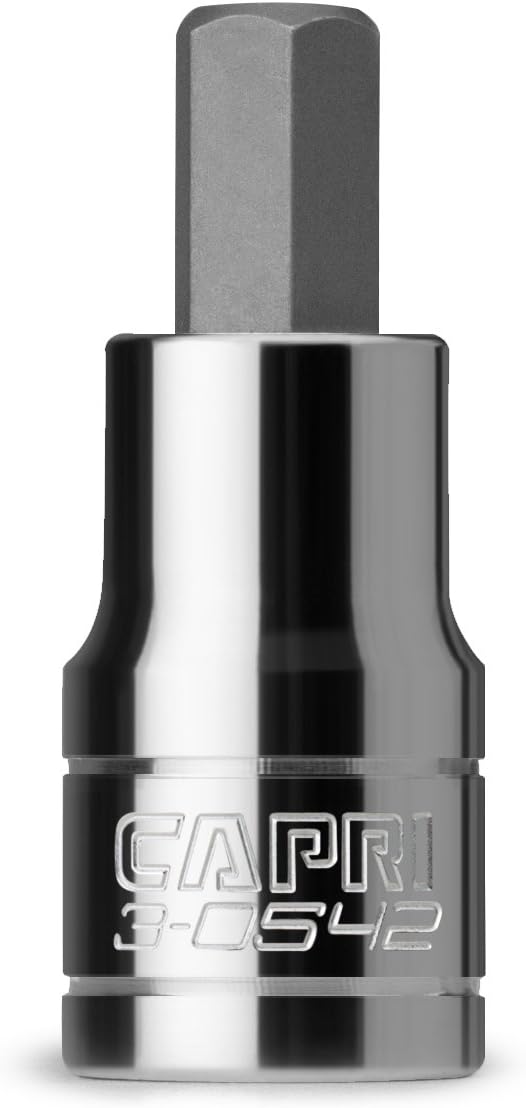 Capri Tools 10 mm Hex Bit Socket, 1/2-Inch Drive, Metric