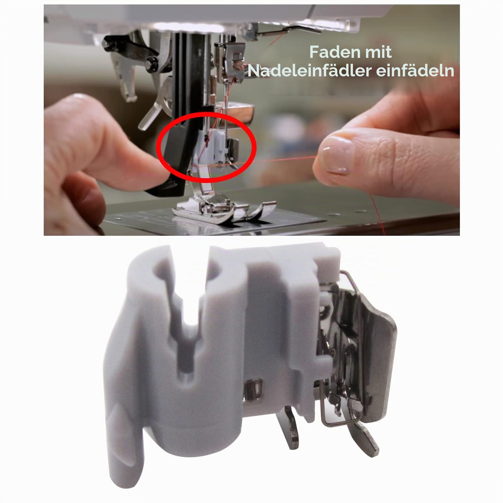 CKPSMS Marke – 1 STÜCK # 0323307200 Nadeleinfädler Kompatibel mit/Ersatz für BERNINA Marken B215,350,530,560,570,770,B550QE,B710,B750QE,B770QE