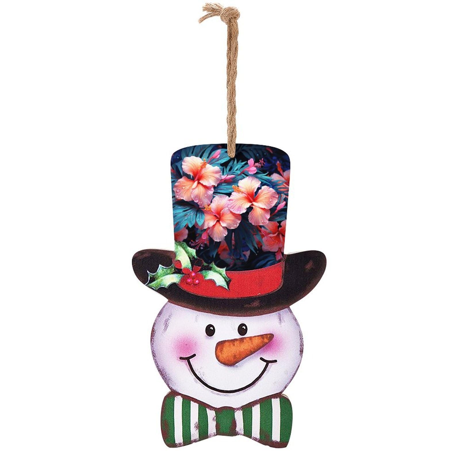 Panneau de Noël en bois léger pour décorer vos murs sans percer ni abîmer