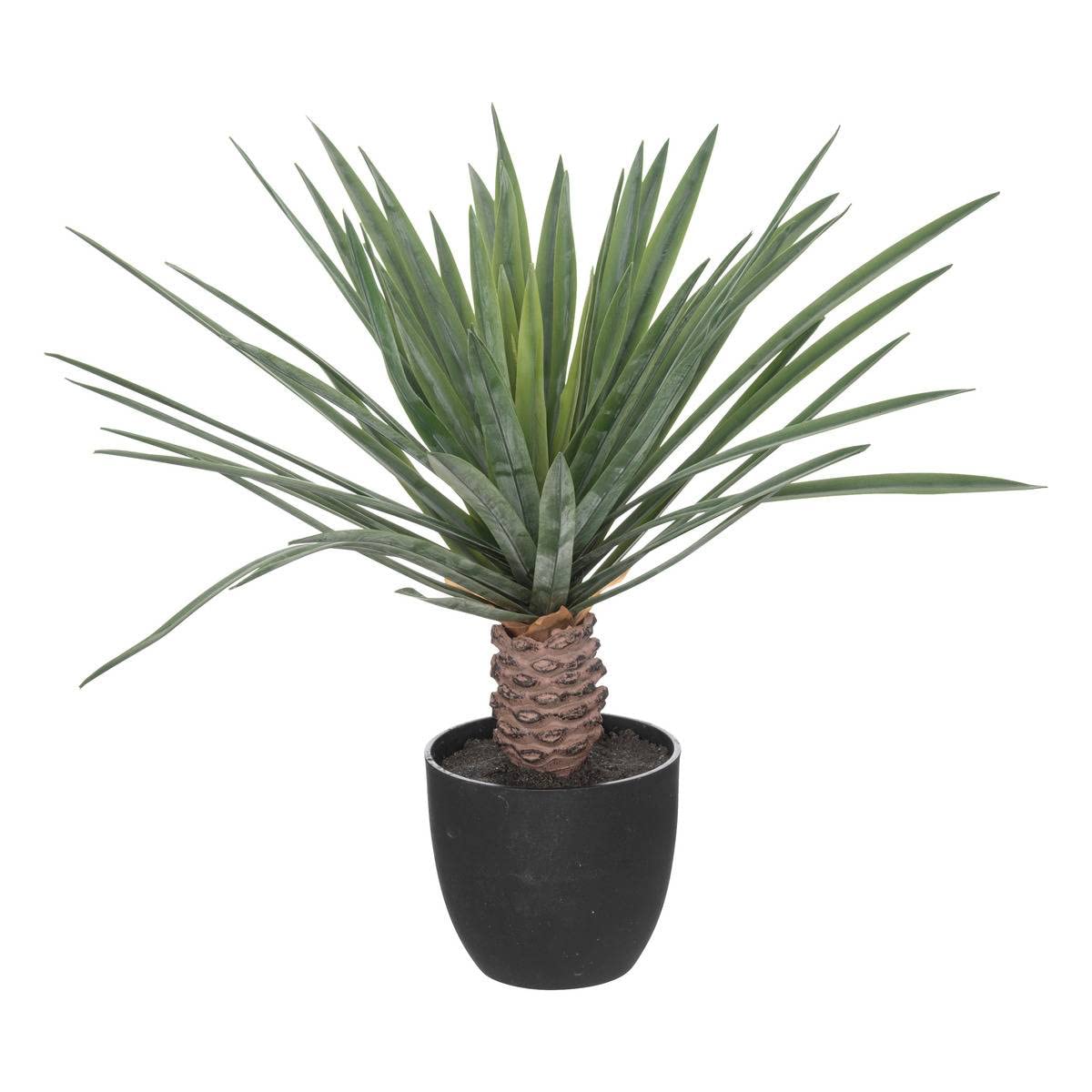 Atmosphera - Palmier Artificiel Rivi - Pot en Ciment - H52 cm