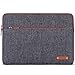 Price comparison product image DOMISO 17 inch Laptop Sleeve Case Water-Resistant Protective Pouch for 17.3" Dell Inspiron/MSI GS73VR Stealth Pro/Lenovo IdeaPad 300 320 321/HP ENVY 17/LG Gram 17"/ASUS ROG STRIX GL702VS,Dark Grey