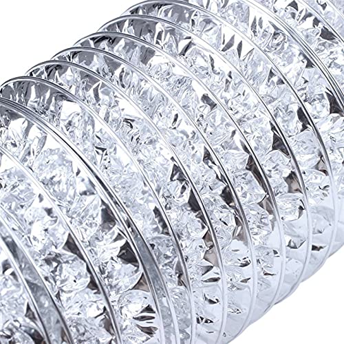 Gaine de ventilation aluminium flexible 100mm pour conduit d'évacuation - 5