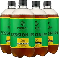Growler 1l Session Ipa Pontal - Kit 4un