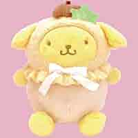 ポーズがとれるぬいぐるみ ポムポムプリン バースデー ケープ付き ポムポムプリン ポーズがとれるぬいぐるみ バースデーシリーズ