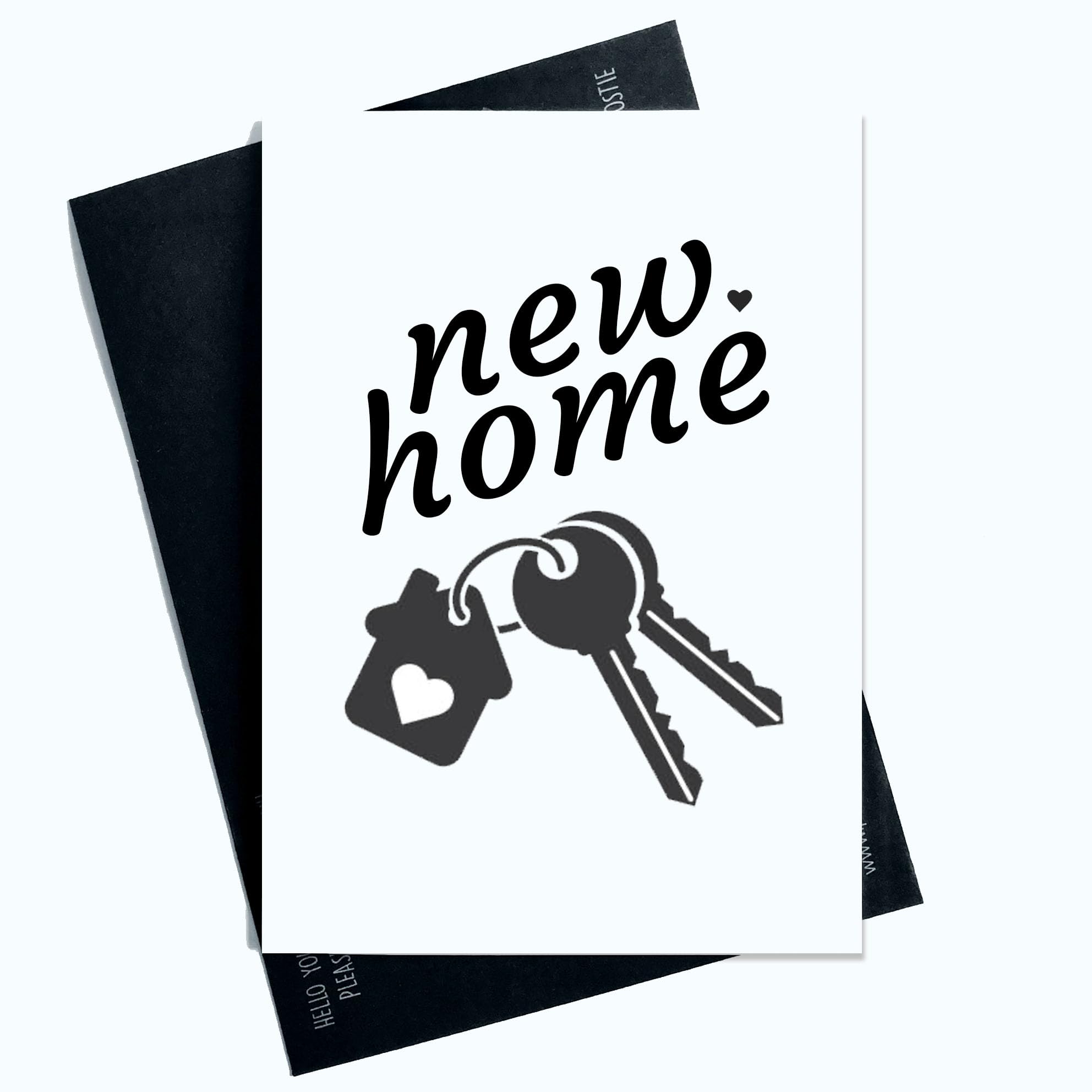 Peachy Antics 'New Home' Greeting Card - Heartwarming Congratulations for the Happy Couple - Perfect New Home Card for Anyone Modern Style Greeting Card congratulations New Home Card SP118