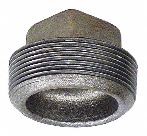 3-1/2" MNPT Galvanized Square Head Plug