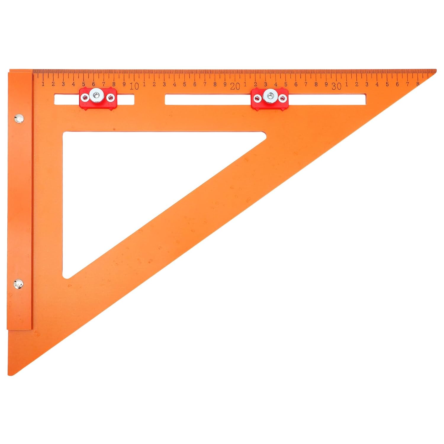 Woodworking Ruler 90° Right Angle Positioning Carpentry Square Measuring Tool 300x420mm for Woodworking Layout and Precise Hole Marking
