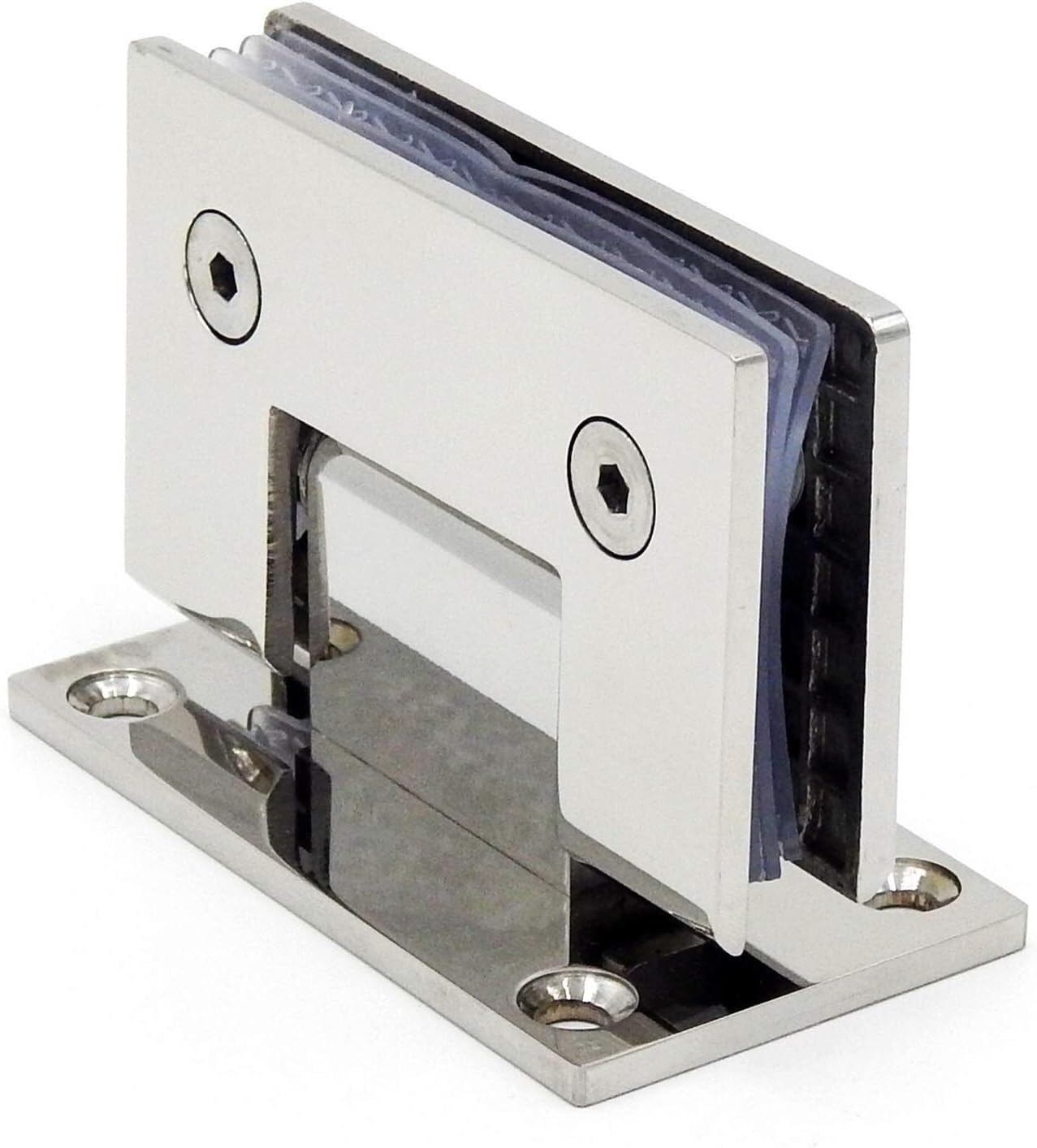 Kuayeocf One Color Hinges 1Pc Glass Hinge Frameless Door 90 Degree Bathroom Clip For
