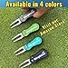 RisingBird Golf Divot Repair Tool, Pivot Tool, Ergonomic Grip & Vibrant Colors, Lightweight, Golf Accessories, Golf Gift, USA Company (1, Gray)