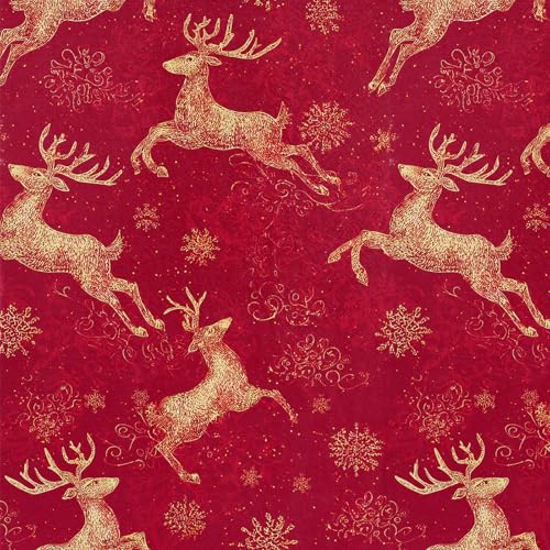 Timeet Christmas Reindeer & Snowflake Wallpaper 17