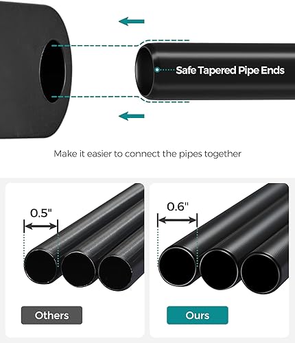 Miniatura 4 de SONGMICS Armario Guardarropa, Armario Portátil para Dormitorio, Riel de Ropa con Cubierta de Tela No Tejida, Organizador de Almacenamiento de Ropa,