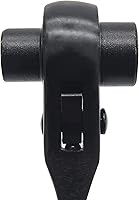Vista 2 de Andamio Ratchet Podger Llave inglesa, llave métrica de trinquete combinada, llave de liberación rápida, 12 puntos, cola puntiaguda, negro, 0.748 in