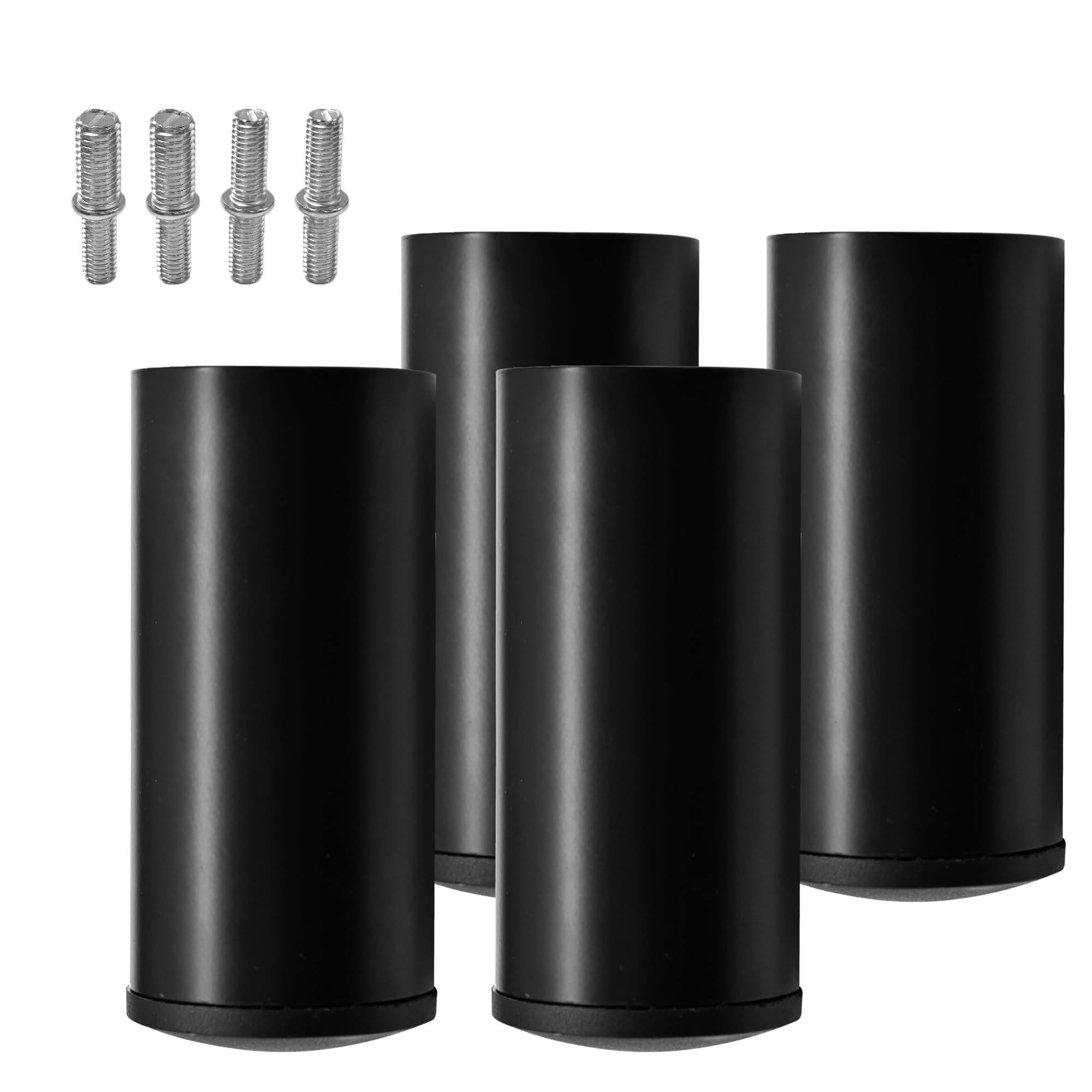 Skuehod 5 Inch Metal Bed Legs Replacement for Electric Adjustable Bed Base Frame Set of 4