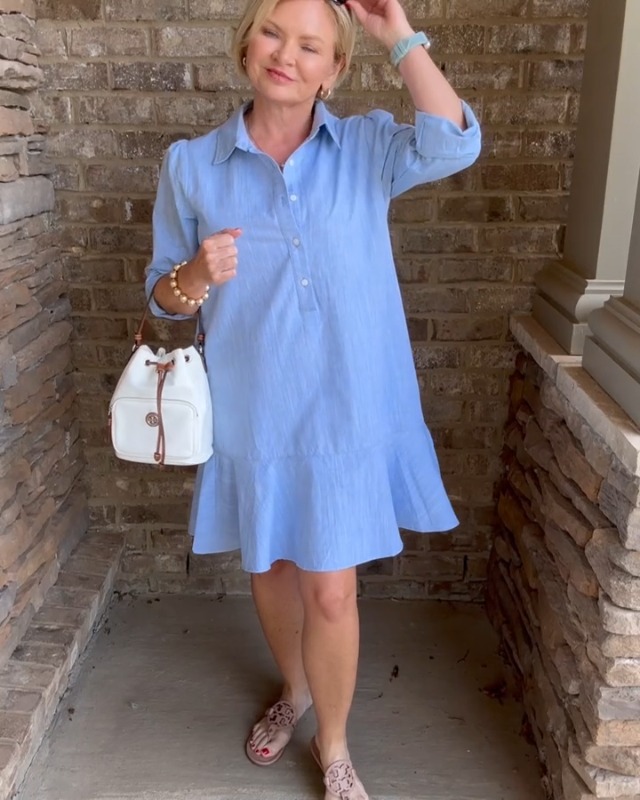 knee length dresses for ladies Patou main image 1