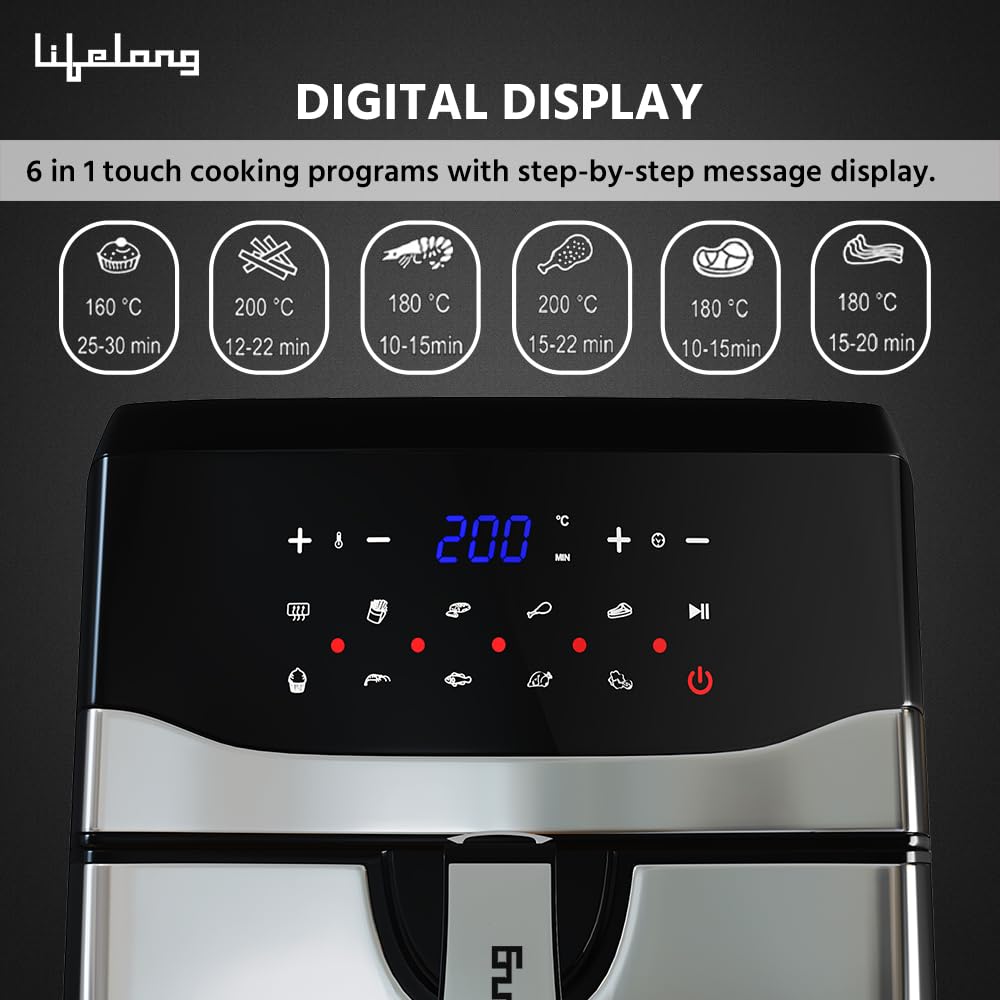 Air Fryer Digital Control Panel