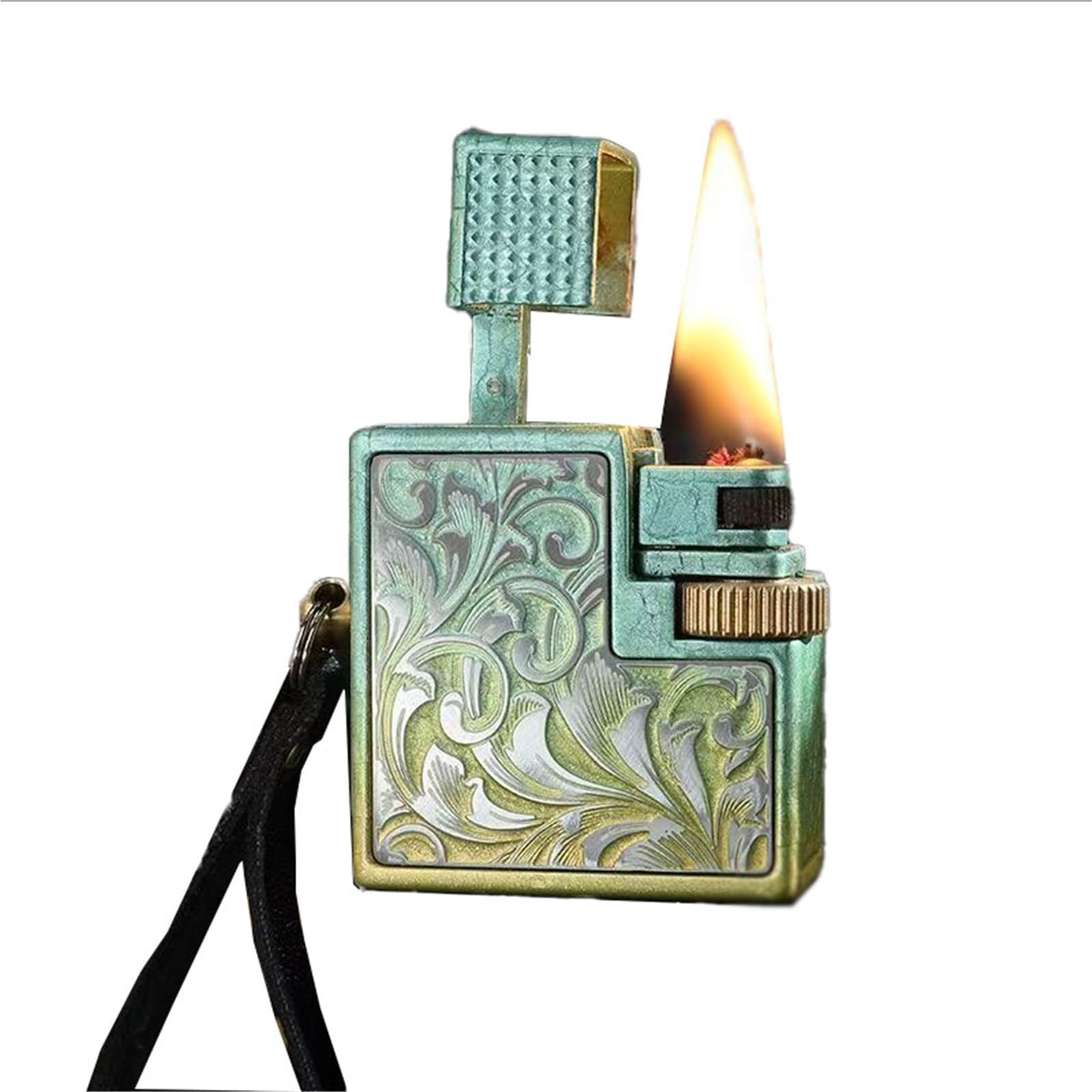 Mechero vintage de latón que soluciona los fallos de encendido en camping con estilo