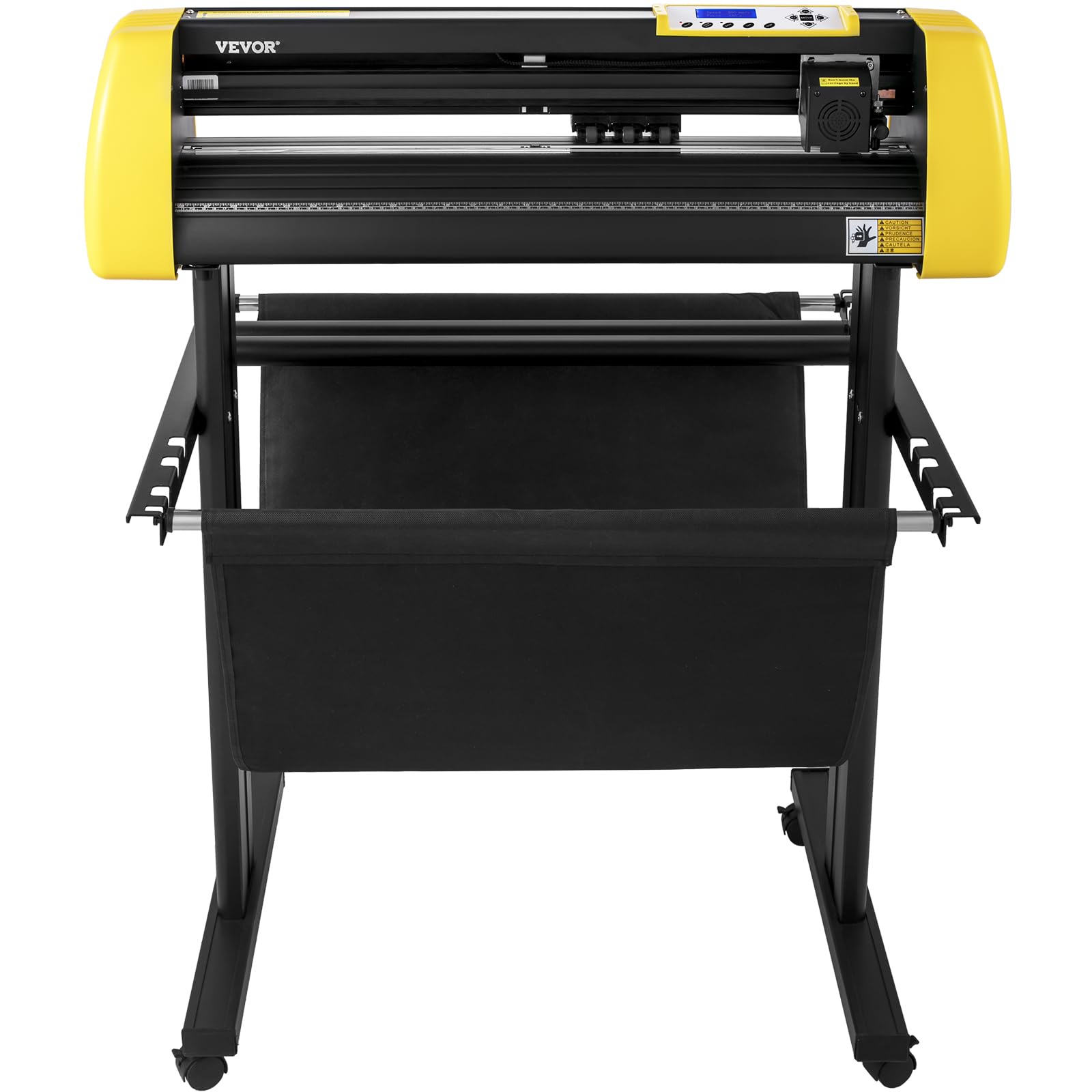 VEVOR Vinyl-Schneidemaschine, 870 mm Max Papierzufuhr Schneideplotter, automatische Kamera Kontur Schneiden LCD-Bildschirm Drucker mit Stand einstellbare Kraft & Geschwindigkeit