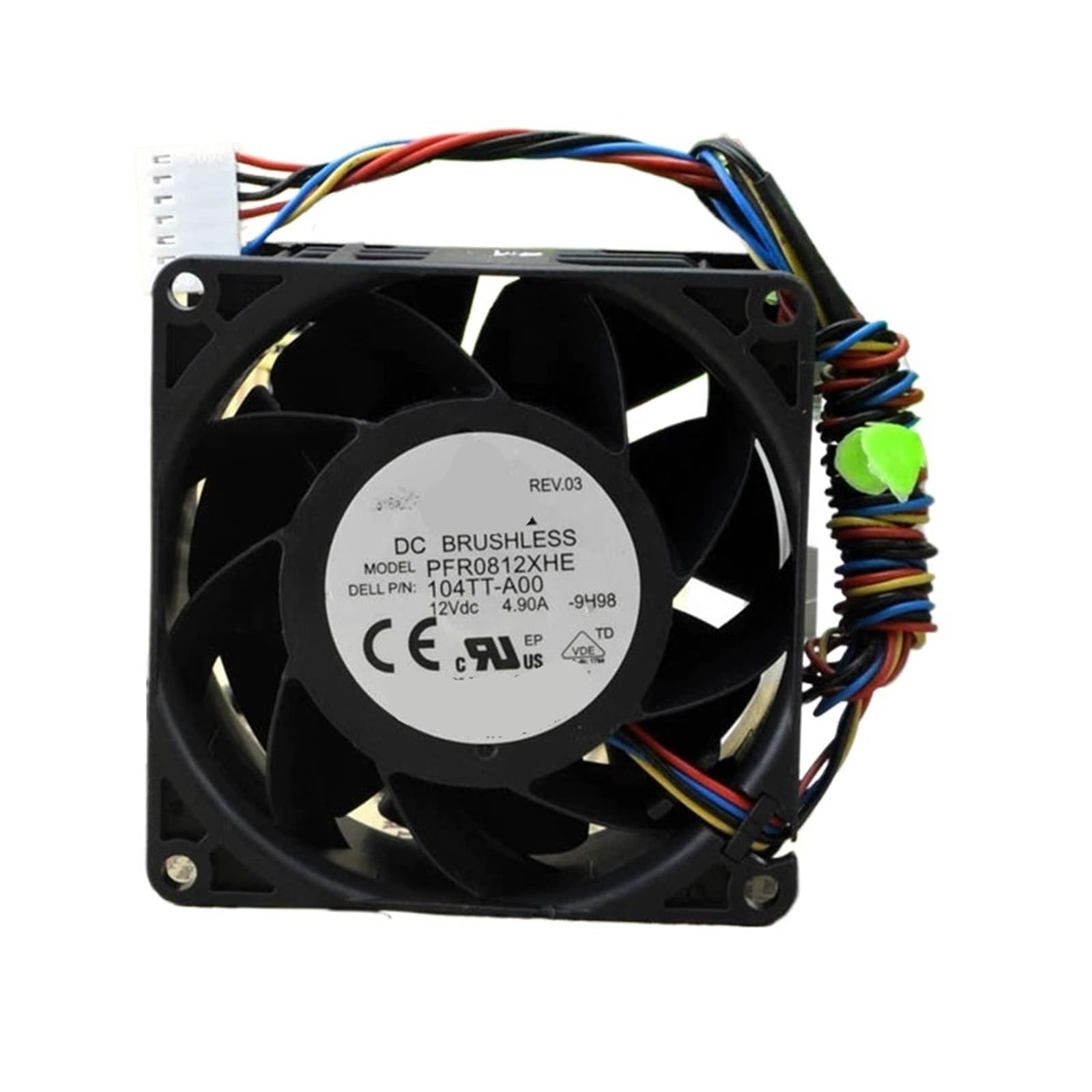 YMUGUEGH PFR0812XHE 4pin Cooling Fan 12V 4.9A 80 * 80 * 38mm 13300RPM