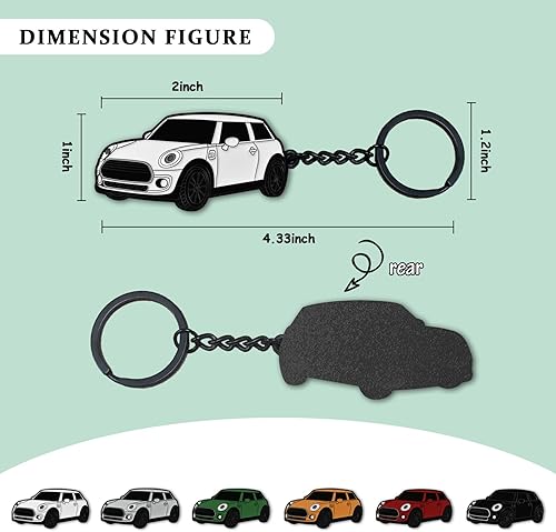Miniatura 2 de Llavero Mini Cooper, para accesorios Mini CooperCooper S 2014-2022,Llavero de metal