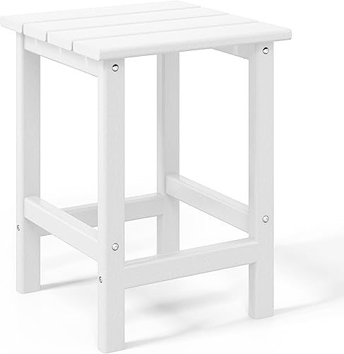 Vista 383 de WestinTrends Dylan Adirondack - Mesa auxiliar redonda para exteriores, color negro