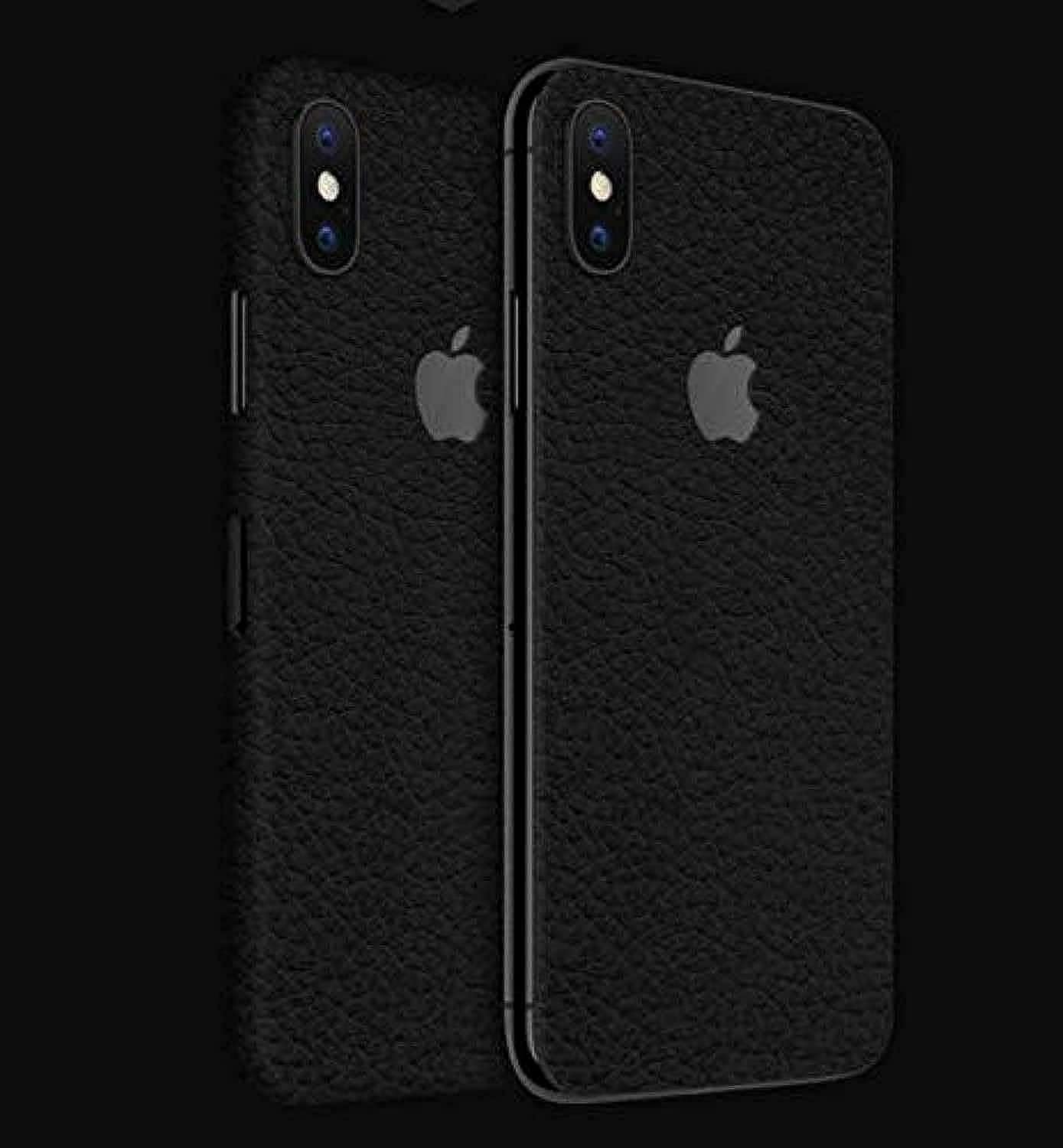 Leather Skin For iPhone X (Black)