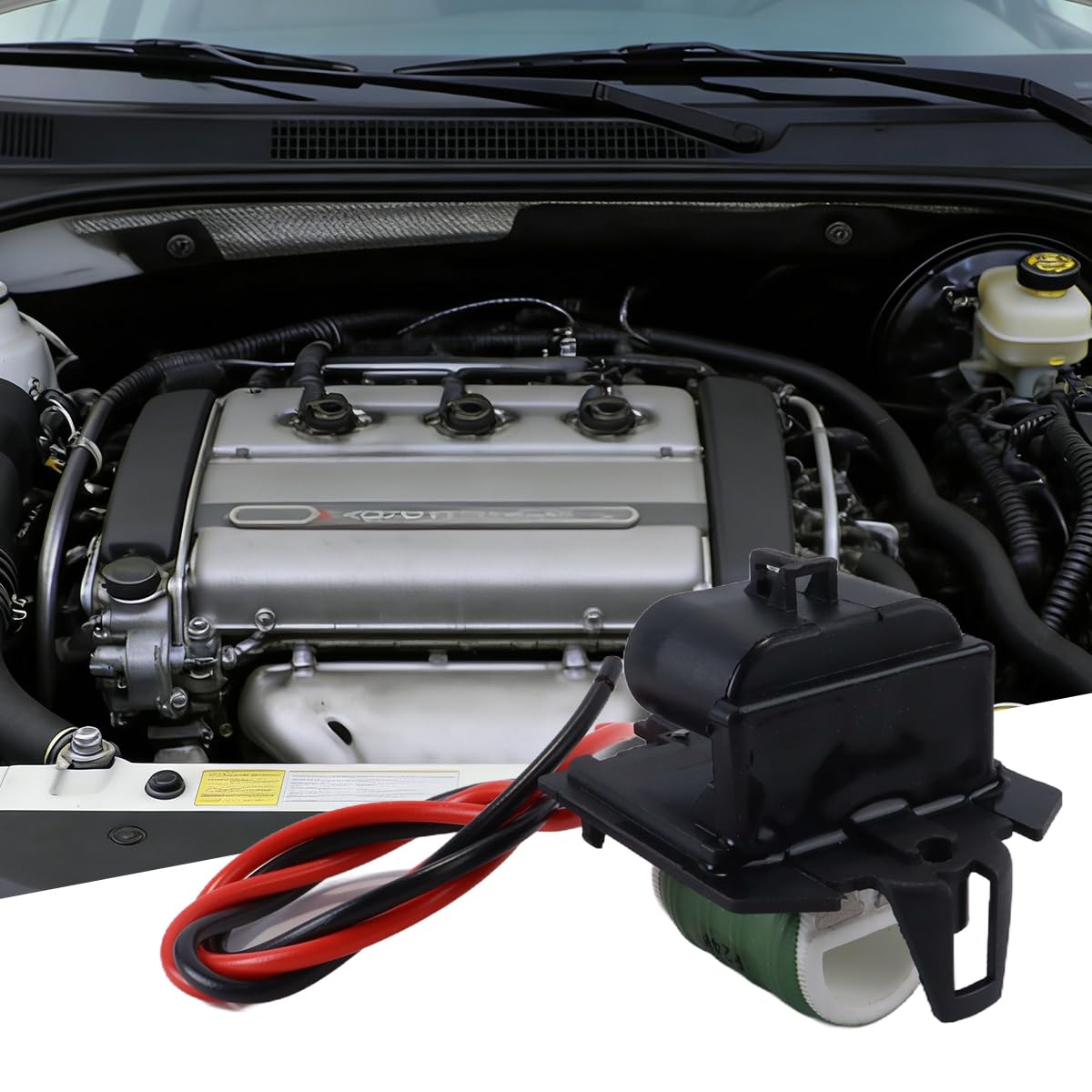 Qury Enfriador de refrigeración 3134503121 motor resistencia ventilador coche enfriador compatible con Cruze 2.0L Aveo T300