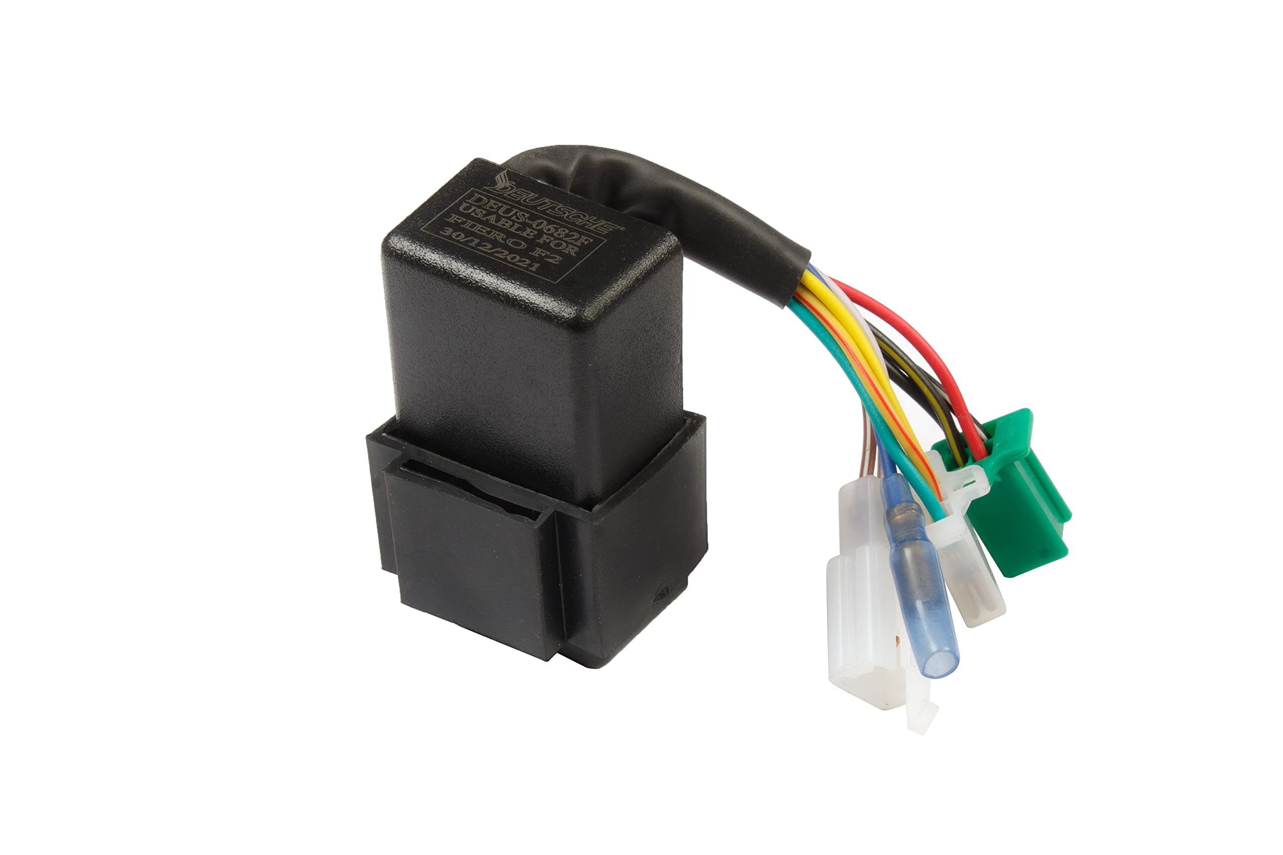 Deutsche Black Replacement CDI (4+2+3 pin + 1 terminal wire) Unit Fit For TVS Fiero F2-image-46