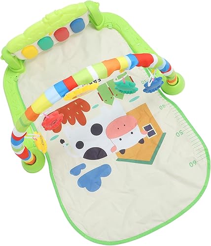 Miniatura 8 de Yosoo Alfombrillas de juego para bebé para piso, centro de actividades para bebés, gimnasio con música para recién nacidos, piano, gimnasio, tiempo