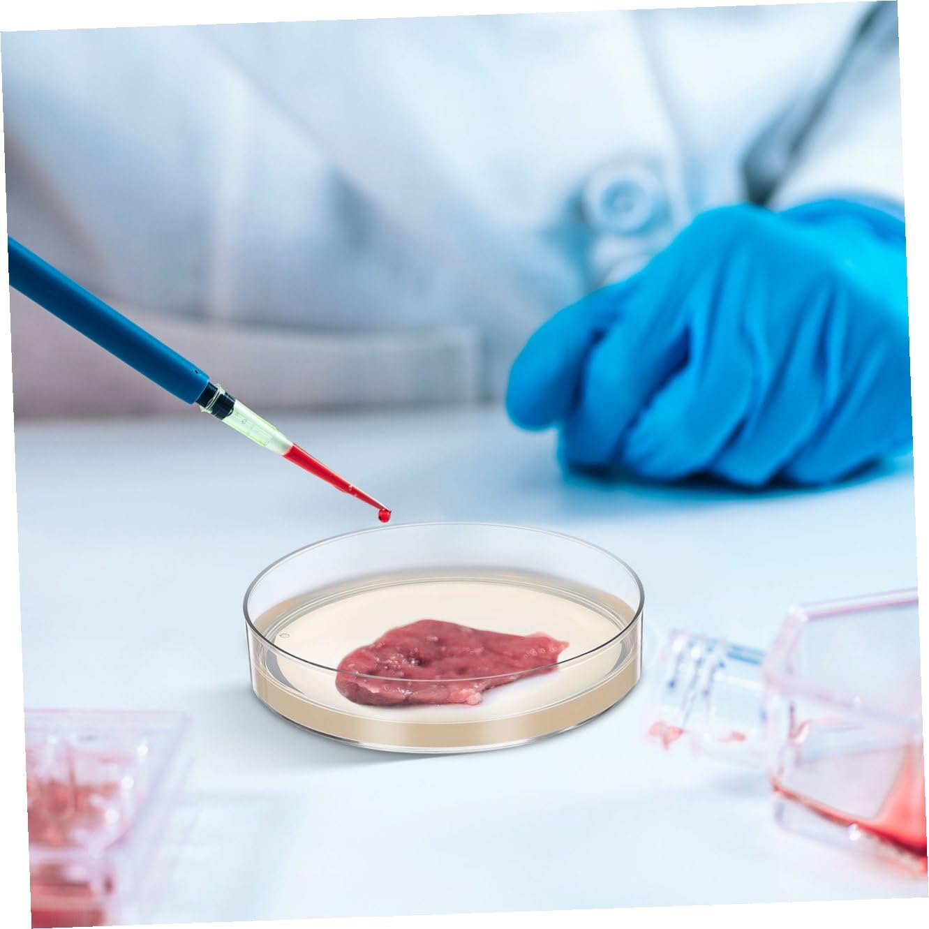 ULTECHNOVO Lot De 10 Plaques D'Agar Prêtes à L'Emploi – Boîtes De Pétri Pré-coulées Pour Expériences Scientifiques, Laboratoire Et École