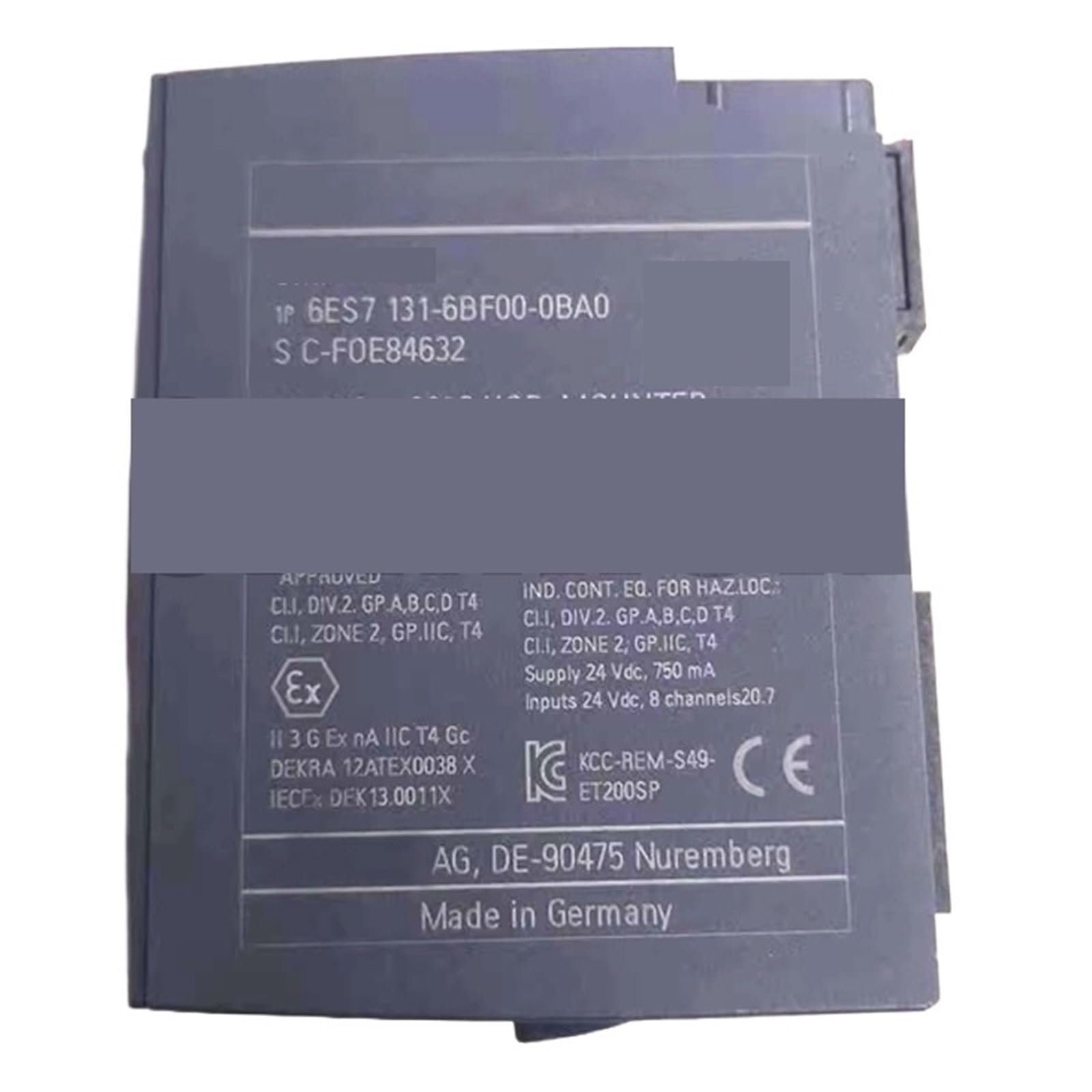 Module de contrôleur programmable 6ES7131-6BF00-0BA0 bloc entrées tor