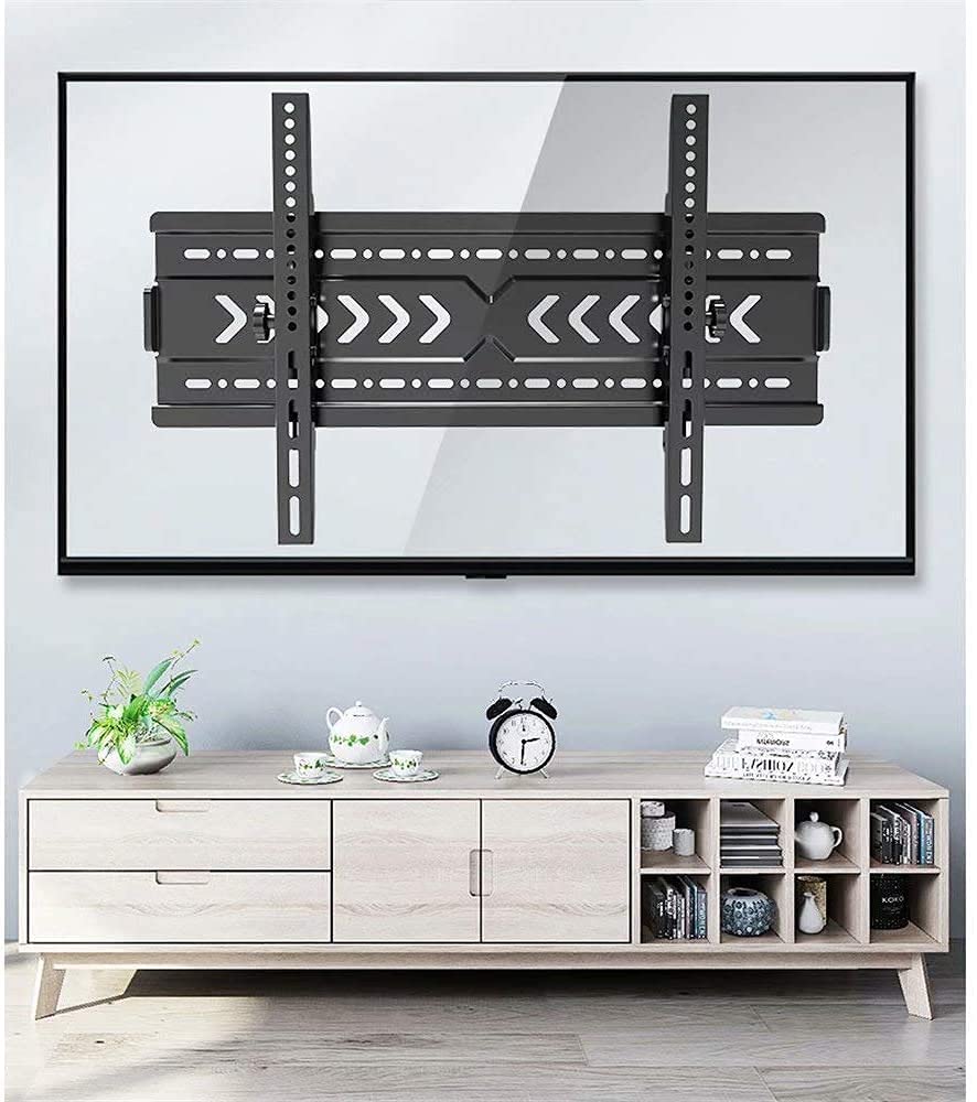 Supporti per TV, Staffa per TV Fissa con Portata Fino a 100 kg, per TV LED LCD al Plasma da 60 Pollici, Supporto da Parete per TV Ultra Sottile con Design a Supporto fiss
