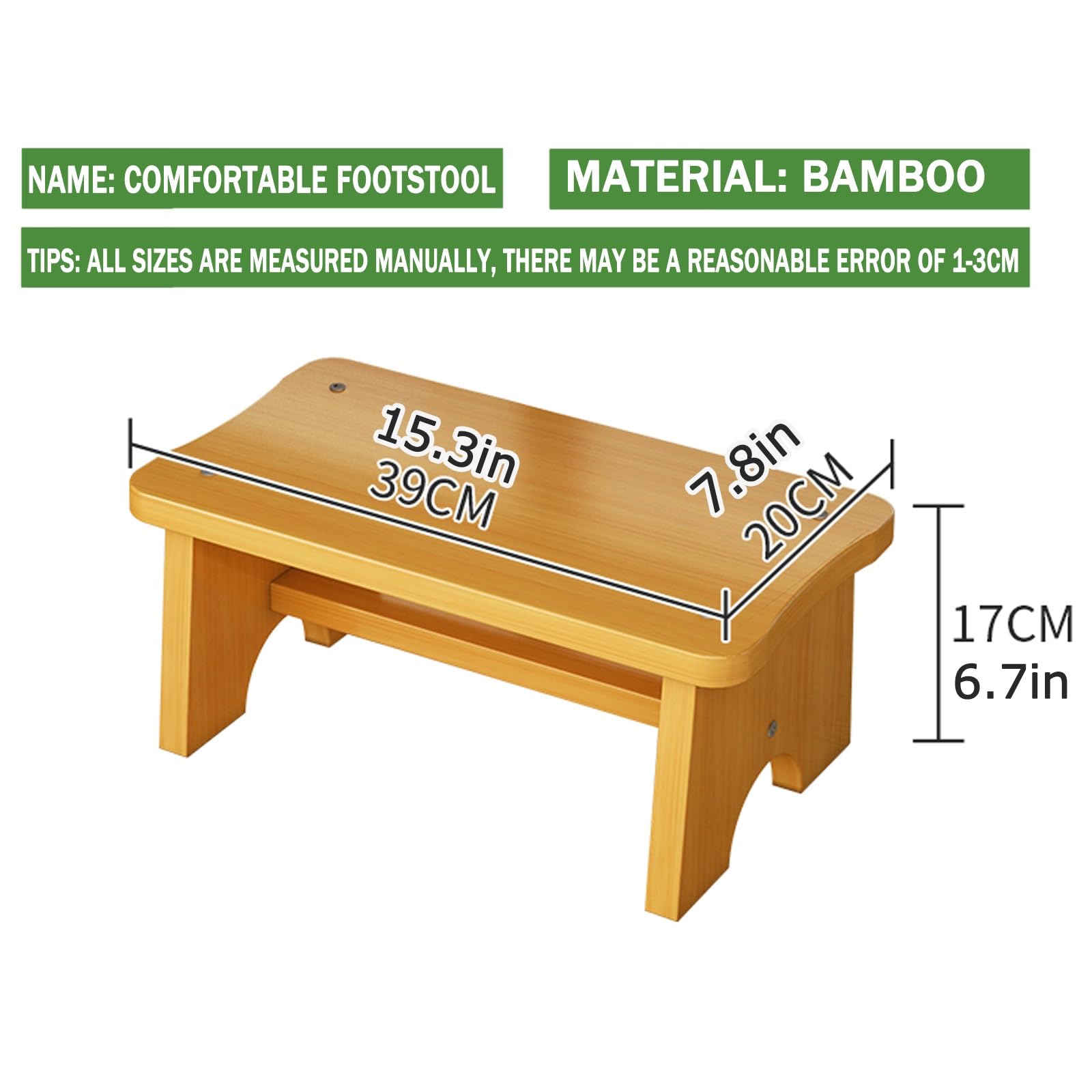 repose-pieds, Convient for le salon familial, bureau d'étude(Wood Color)