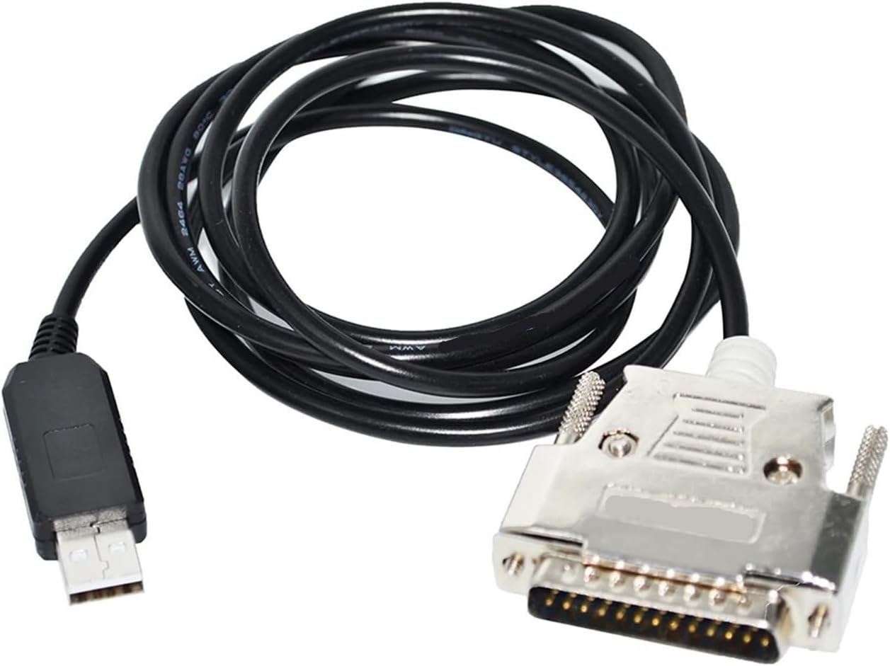 F&T>D*I FT232RL USB RS232 to DB25 D-SUB 25PIN Adapter Serial Communication Cable for SHIMADZU Analytical Balance Electronic Scale(5M)