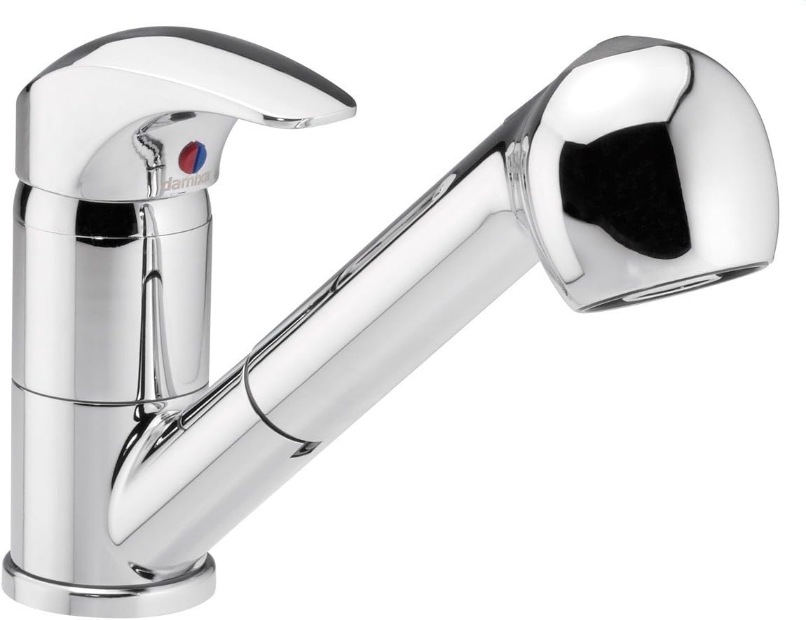 Damixa Space 10120.00 Sink Mixer Tap with Dish Rinser Chrome