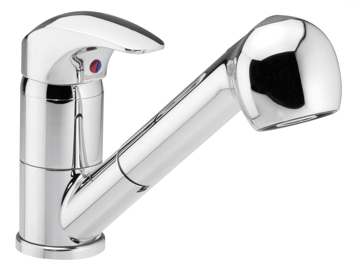 Damixa Space 10120.00 Sink Mixer Tap with Dish Rinser Chrome