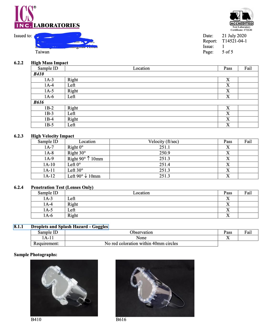 Gafas de seguridad con ventilación indirecta, resistente a los arañazos, lente transparente, estándar ANSI Z87.1 D3