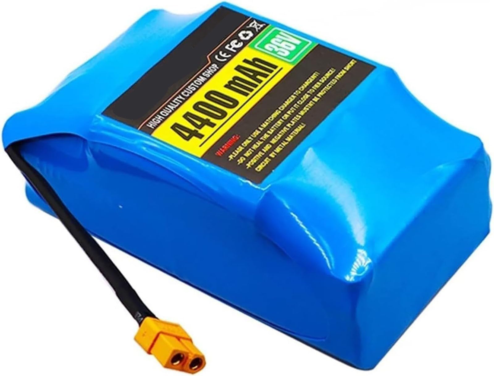 Batteria Per Bici Elettrica 36V 4400Mah 10S2P Agli Ioni Di Litio Per Hoverboard, Batteria Al Litio Ricaricabile Per Monopattino Elettrico, Batteria Per Balanceboard Elettrico 36V 4.4Ah