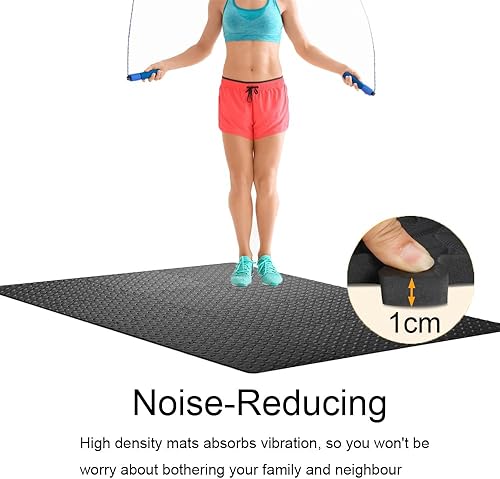 Miniatura 5 de Cubre 20 pies cuadrados para gimnasio en casa, 20 azulejos, tapete de entrenamiento de espuma EVA, azulejos para rompecabezas de MMA, ejercicio,