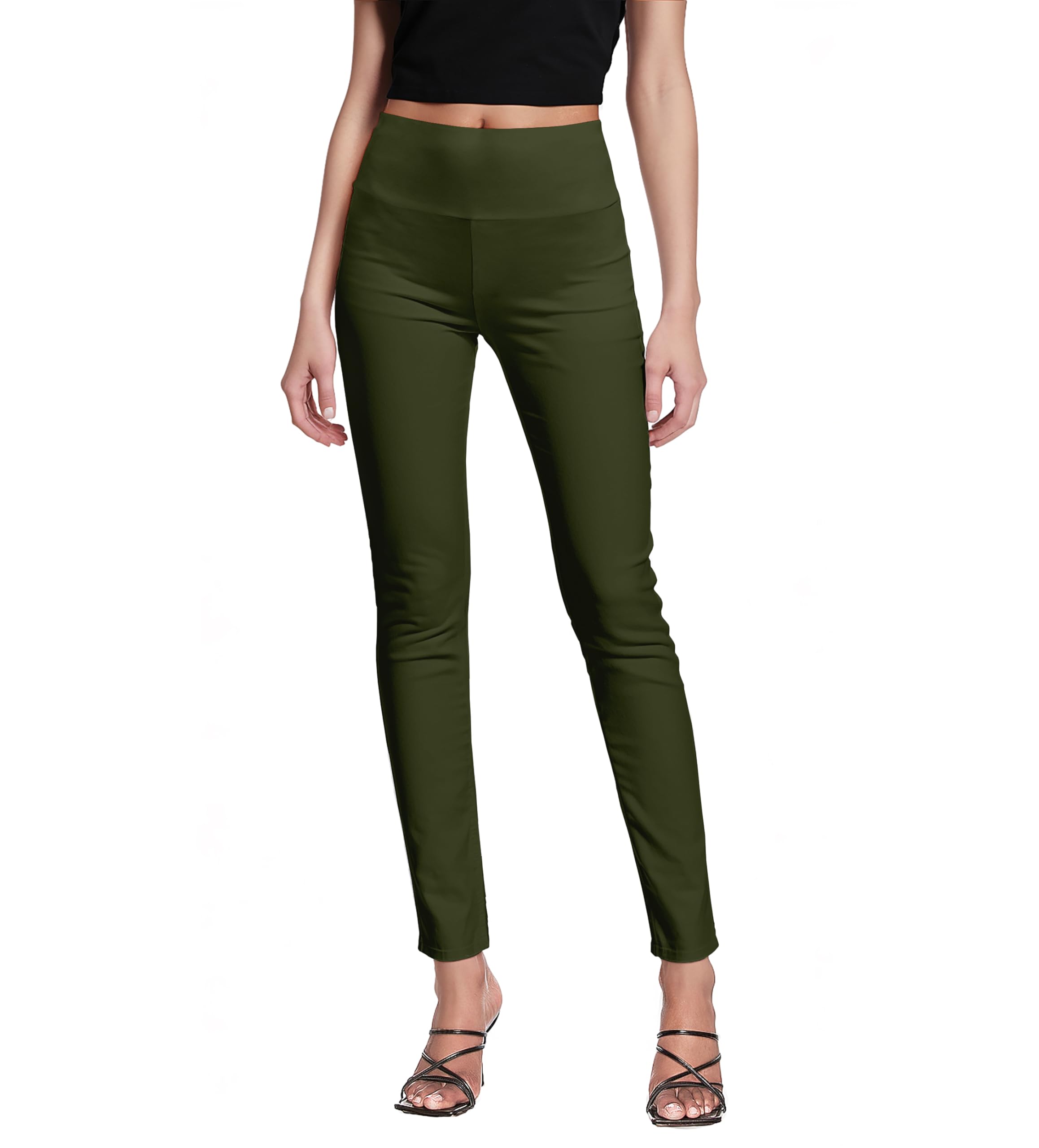Hybrid &amp; Company Super Comfy Stretch with Full Elastic Waist Pull On Millennium Twill Pant
