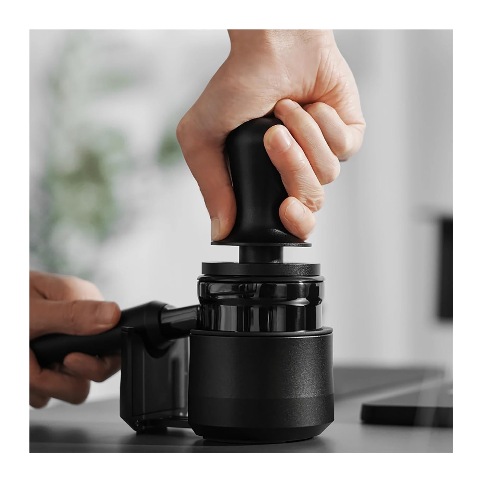 Tamper de café 51/53,35/58,5mm 30lb presión constante nivelador 3 resortes accesorios barista(58.5mm)